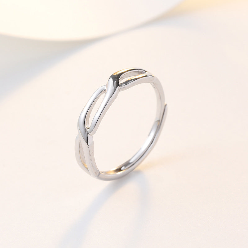 Twisted Wire Silver Ring