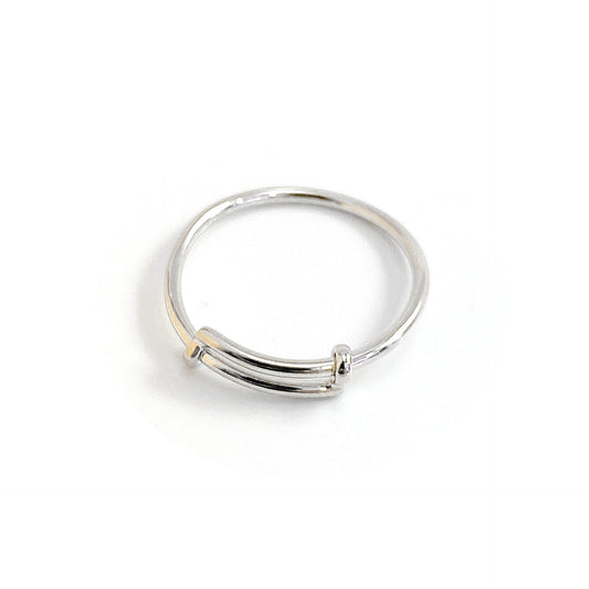 Pull Circle Silver Ring