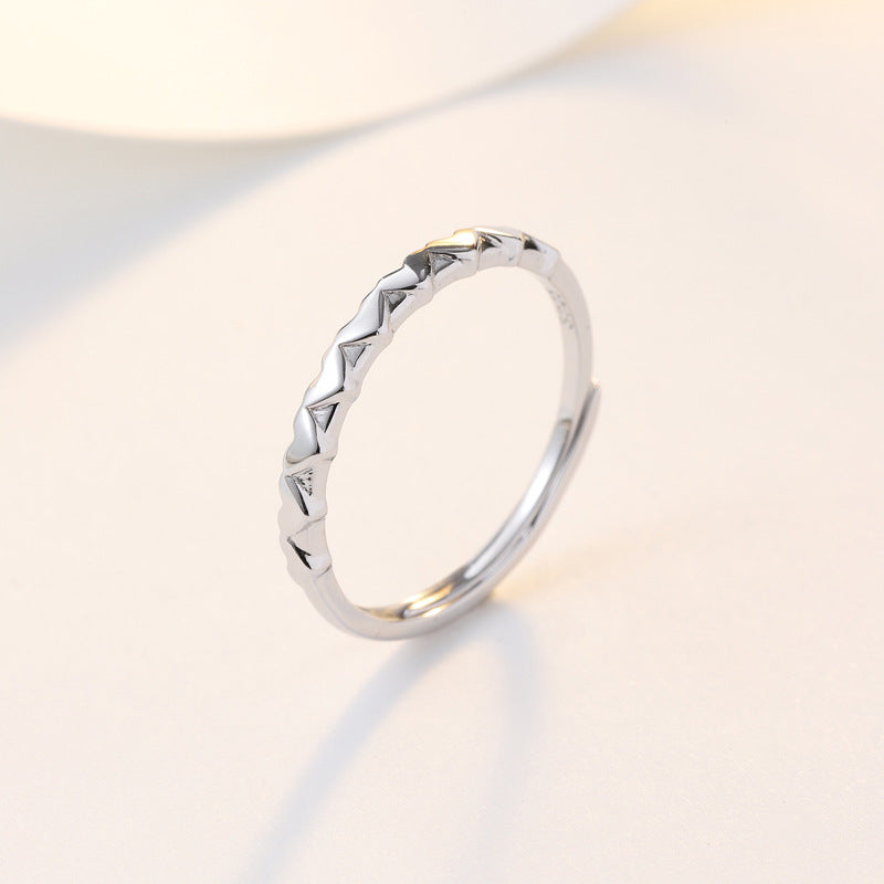 Love Wave Silver Ring for Women