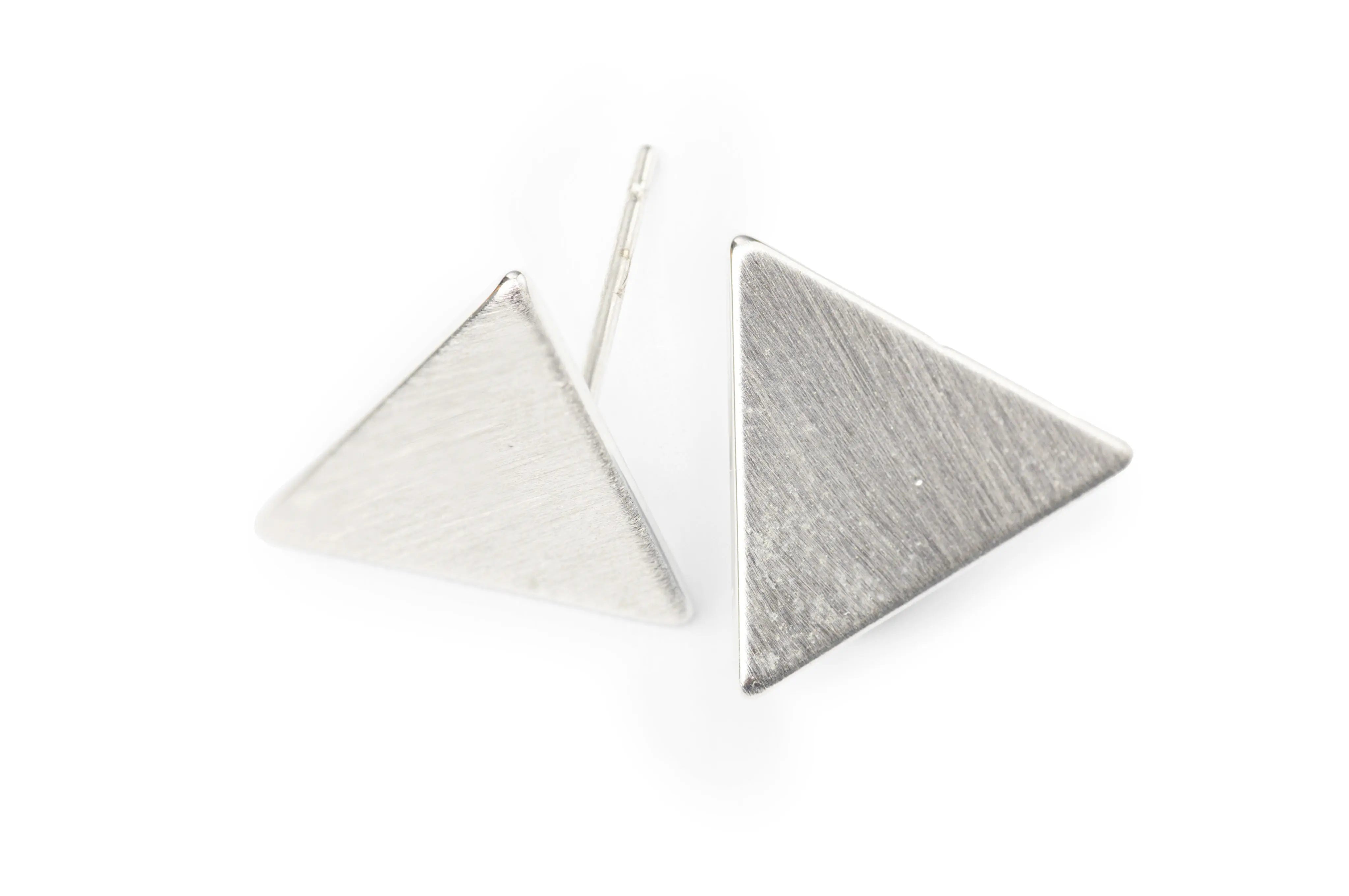 Triangle Studs - Silver Studs for Women – Planderful Shop